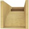 Ekena Millwork 10"W x 20"D x 10"H Wide Viola Rough Cedar Woodgrain TimberThane Corbel, Primed Tan CORUR10X20X10VIORCPR - alternate 4